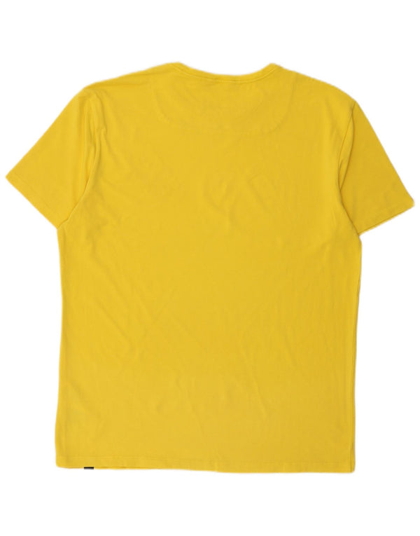 Gas Camiseta Hombre Top XL Algodón Amarillo