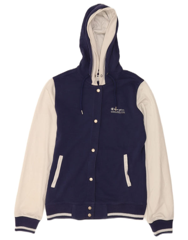 Champion Chaqueta Universitaria Heritage Fit para Mujer UK 14 Medium Azul Marino