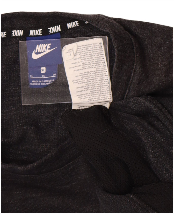 Sudadera Nike Hombre Jumper XL Algodón Moteado Negro