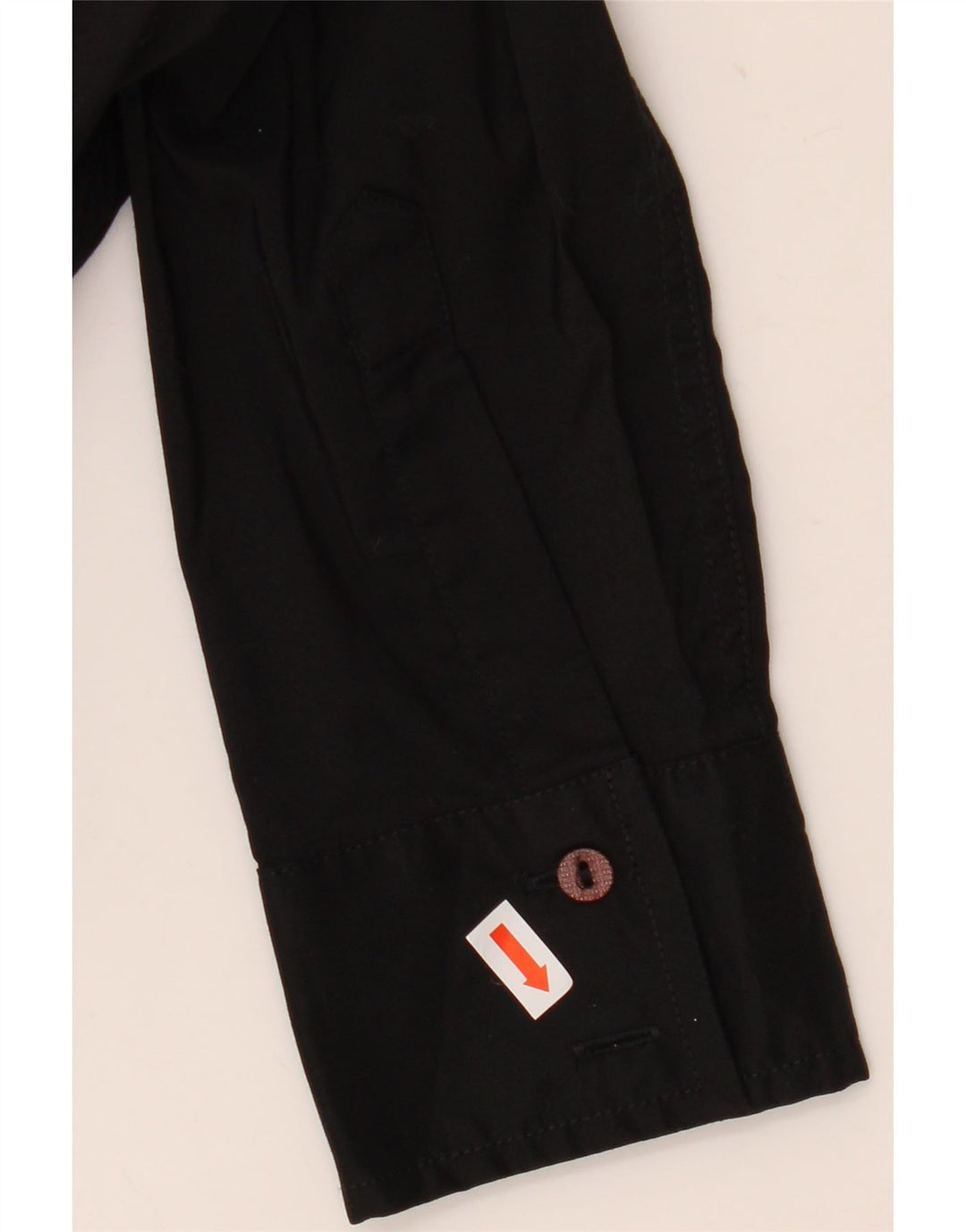 Trussardi Body de Manga Larga para Mujer UK 42 Mediano Negro Algodón