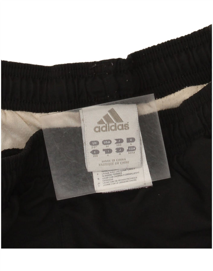 Adidas Hombre Pantalones De Chándal Joggers Grande Negro Poliéster