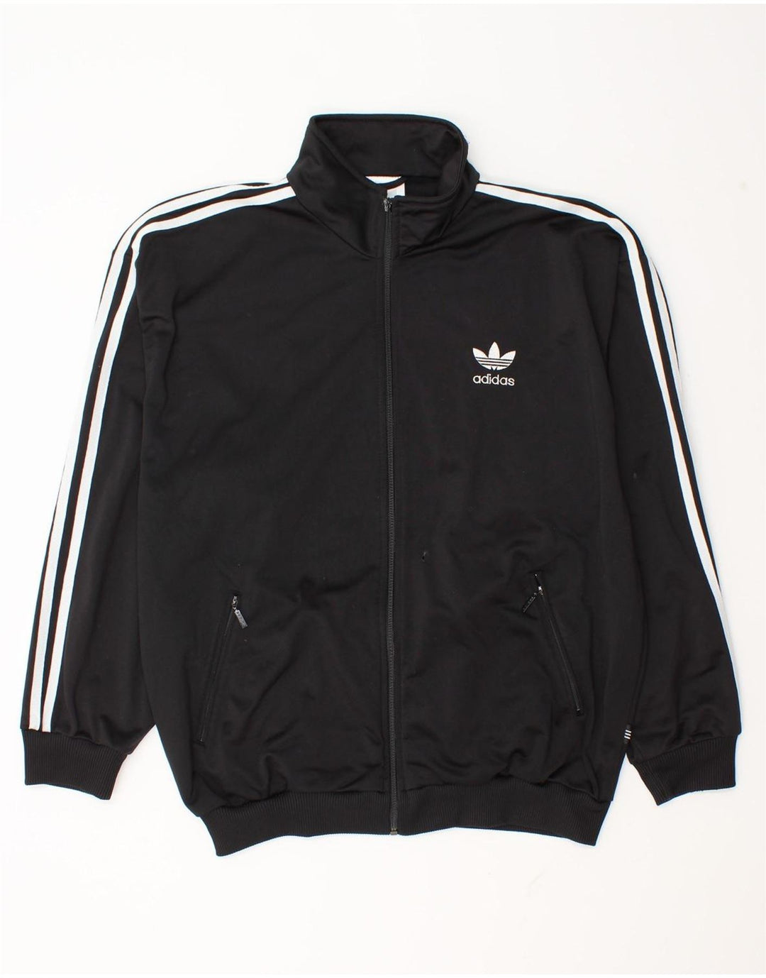 Adidas - Chaqueta de chándal para hombre, talla 40/42, color negro
