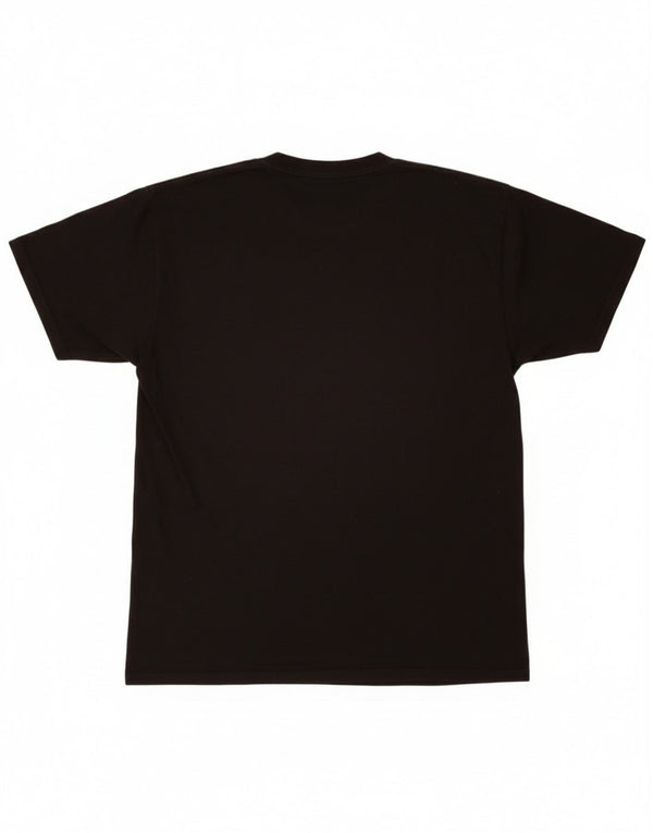 Vans - Camiseta de corte clásico para hombre, talla grande, algodón negro