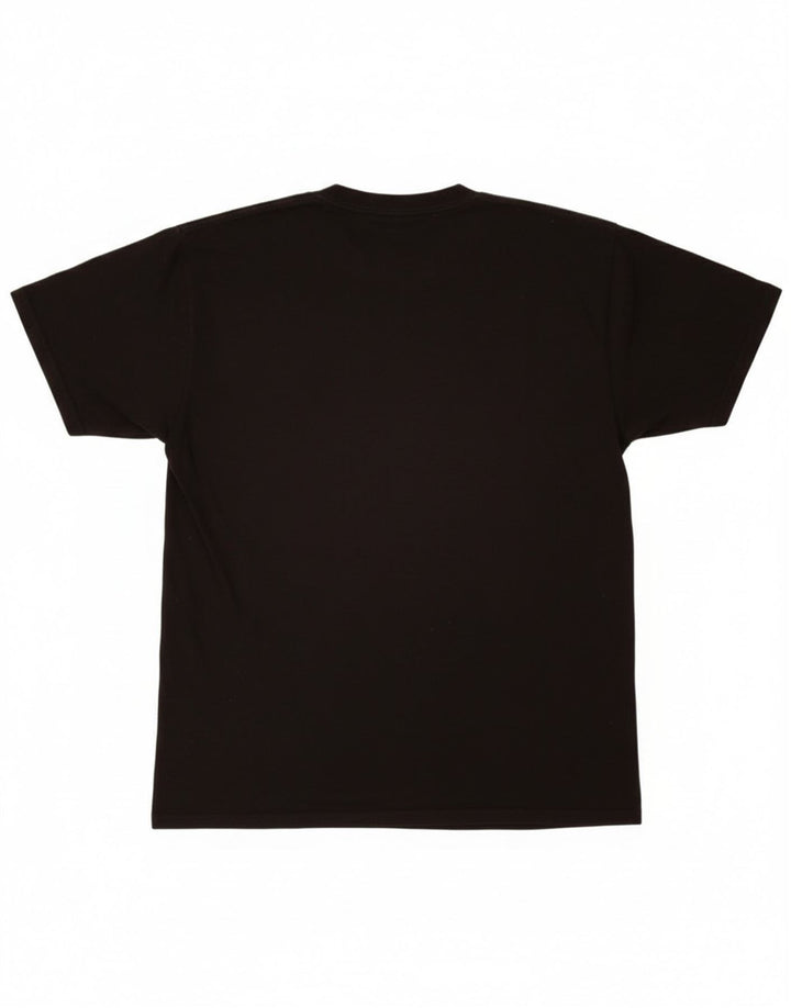 Vans - Camiseta de corte clásico para hombre, talla grande, algodón negro
