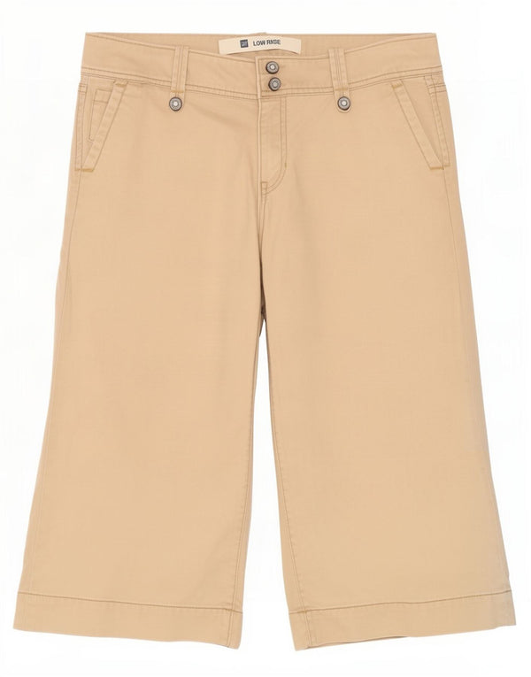 Gap Bermudas de cintura baja para mujer US 6 Medium W32 Algodón beige