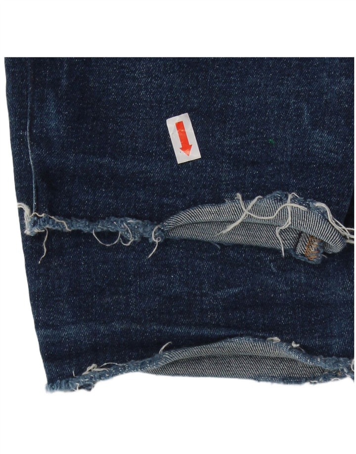 CALVIN KLEIN Womens Slim Jeans W30 L28 Blue Cotton