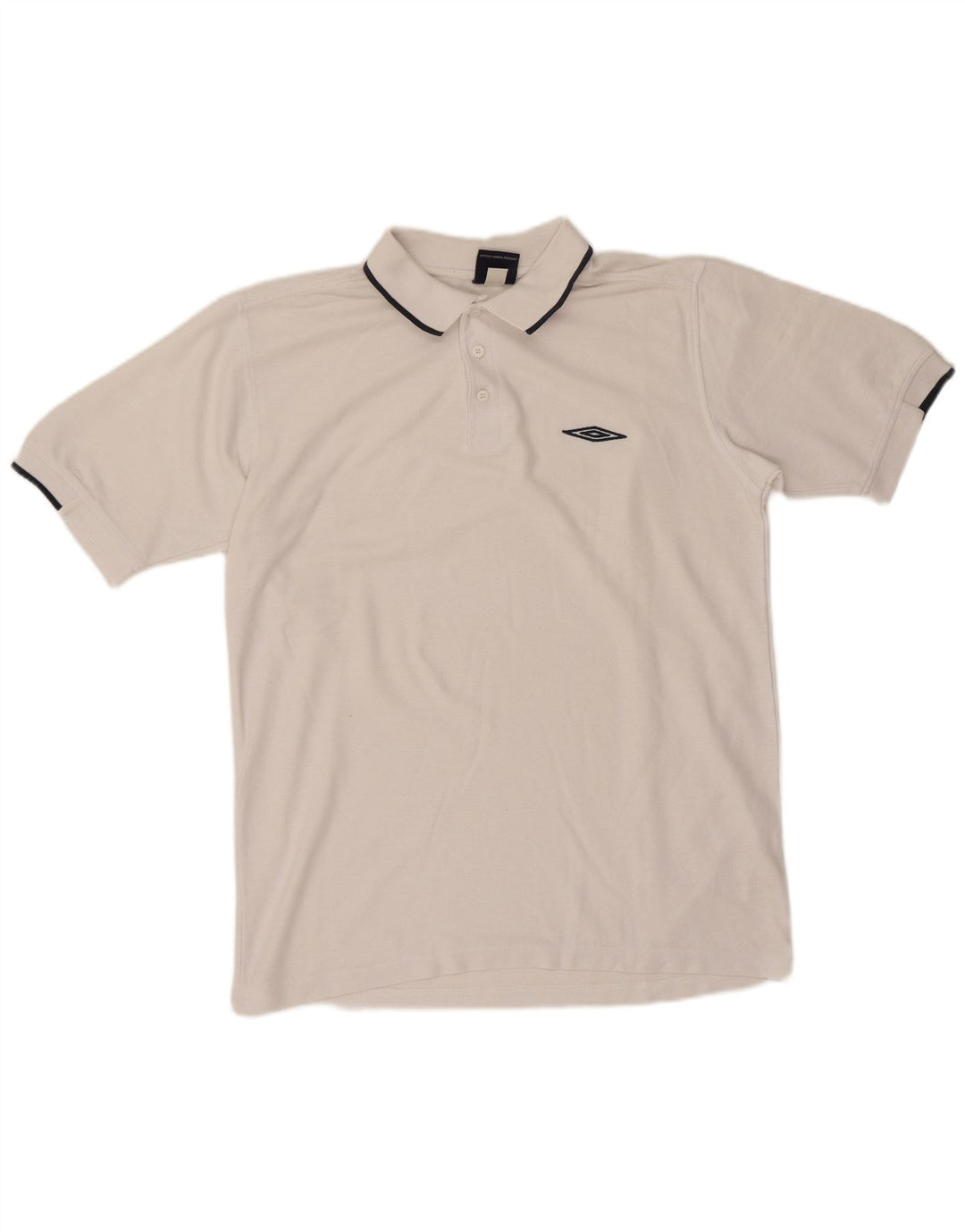 Polo Umbro Hombre Mediano Blanco Poliéster