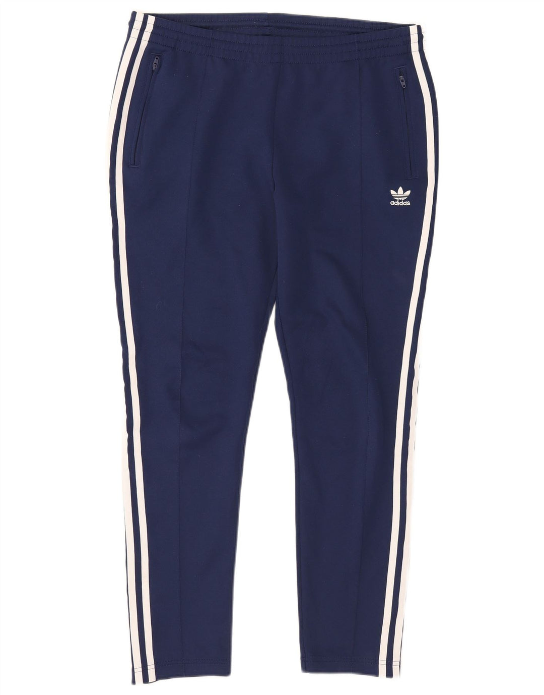 Adidas - Pantalones de chándal para mujer, talla 40, talla grande, poliéster, color azul marino