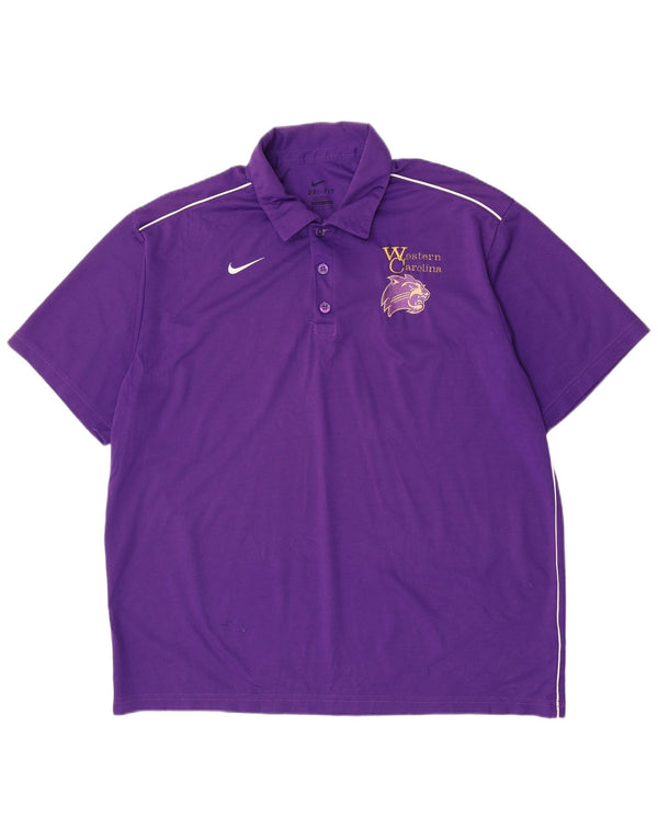 Nike Polo gráfico de manga corta para hombre XL Poliéster morado