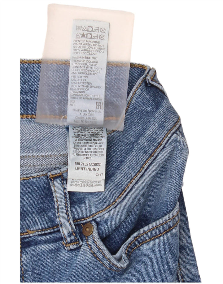 Marks & Spencer Jeans Acampanados Autograph para Mujer UK 10 Small W26 L30 Azul