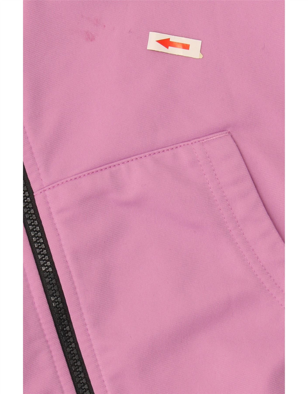 NIKE Chaqueta de chándal para mujer UK 10 Small Pink Colourblock Poliéster