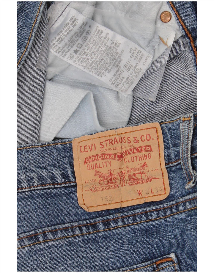 Levi's Jeans rectos 752 para hombre W42 L34 Algodón azul