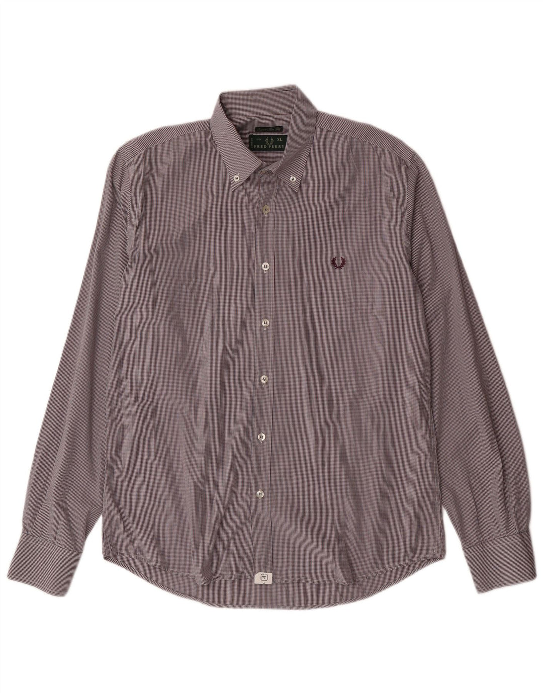 Fred Perry Camisa Slim Fit XL De Algodón A Cuadros Multicolor Hombre