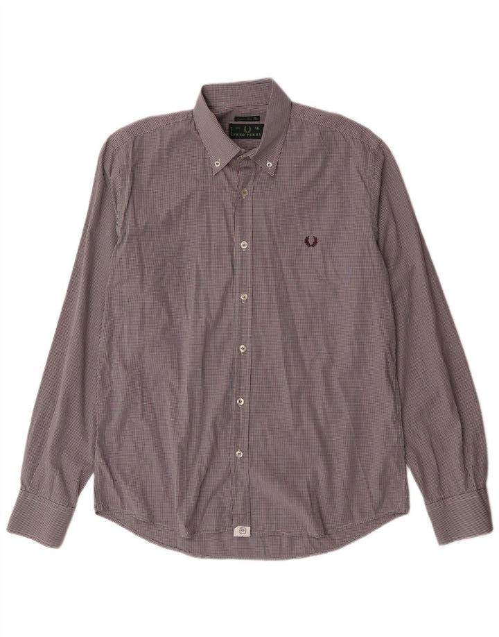 Fred Perry Camisa Slim Fit XL De Algodón A Cuadros Multicolor Hombre