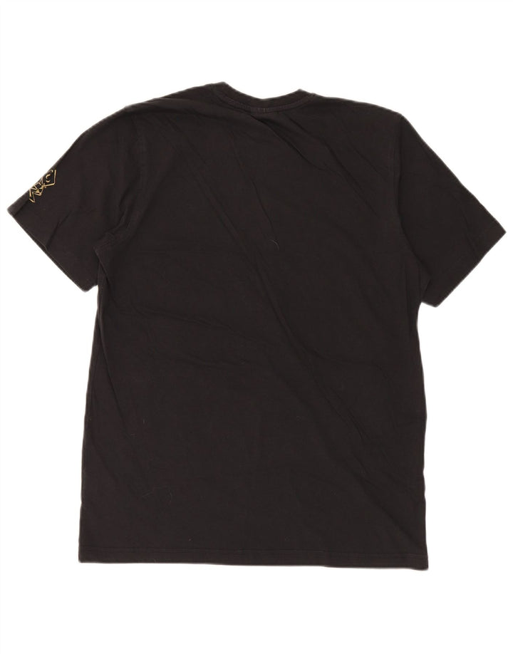 Adidas - Camiseta gráfica para hombre, talla mediana, algodón negro