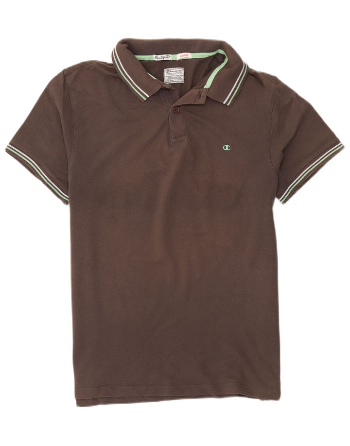 Champion Heritage Fit Polo para Hombre Grande Gris