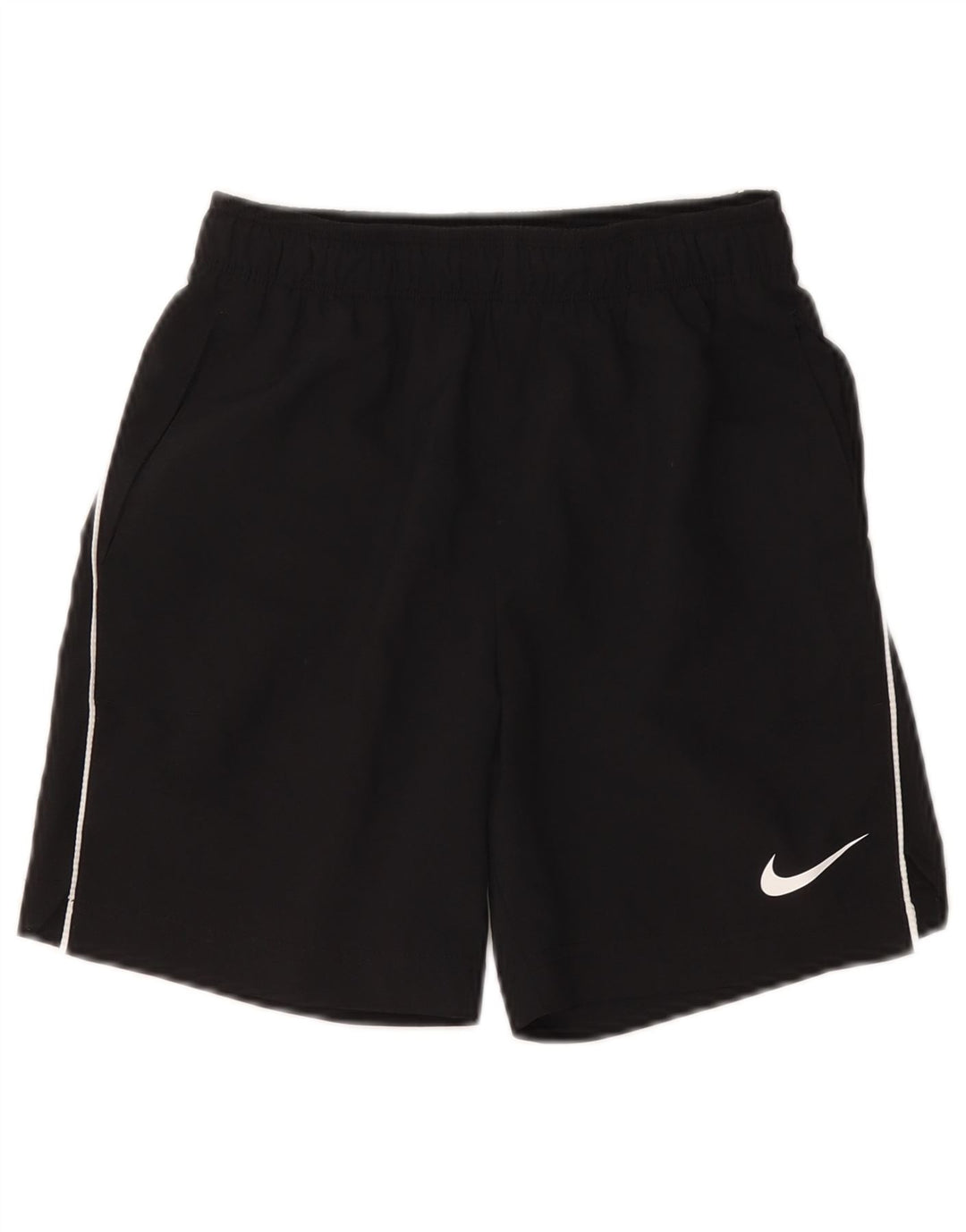 NIKE Pantalones cortos deportivos Dri Fit para niños 10-11 años Mediano Negro Poliéster