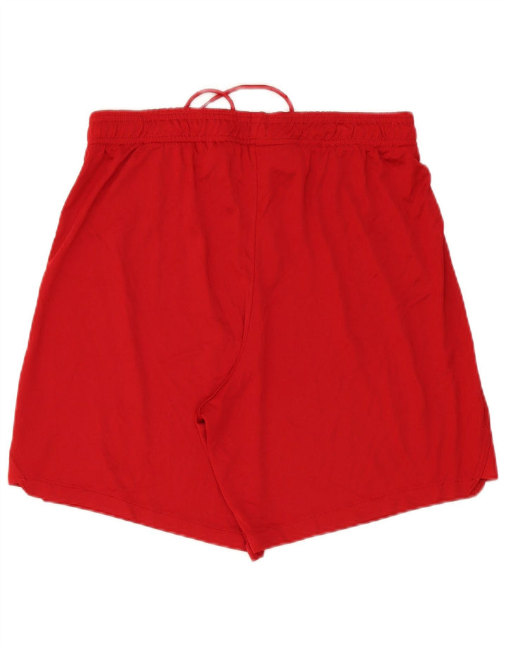 Nike Liverpool - Pantalones cortos deportivos ajustados para hombre, talla XL, poliéster rojo