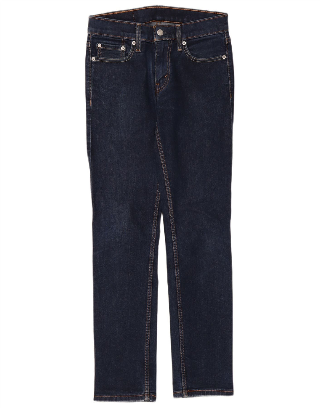 Levi's Mujer 511 Slim Jeans W28 L32 Algodón Azul Marino
