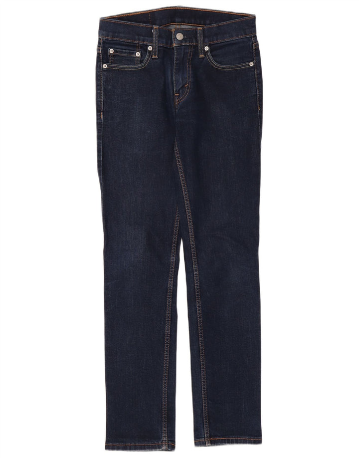 Levi's Mujer 511 Slim Jeans W28 L32 Algodón Azul Marino