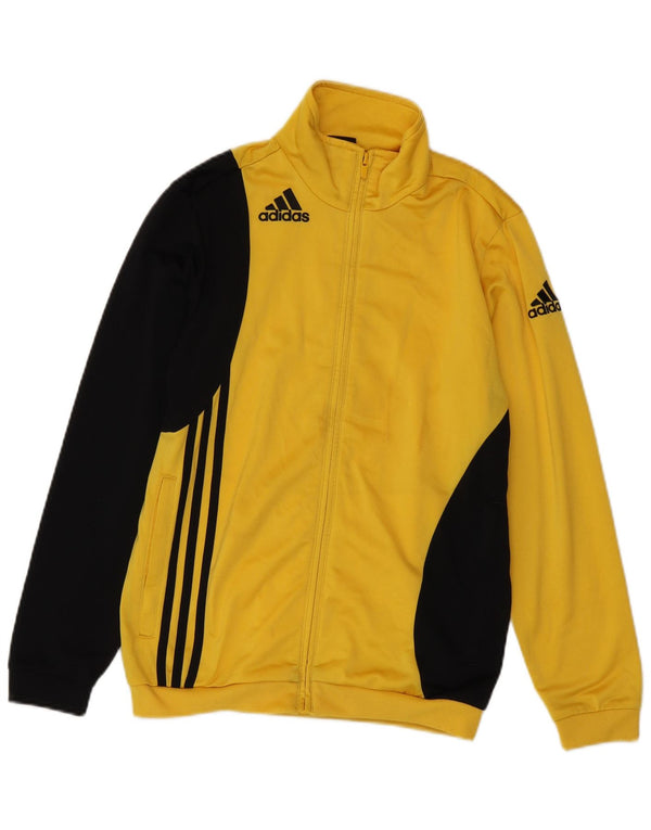 Adidas - Chaqueta de chándal gráfica para niños, 13-14 años, color amarillo