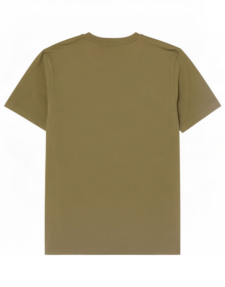Zara Hombre Camiseta Top Medium Caqui
