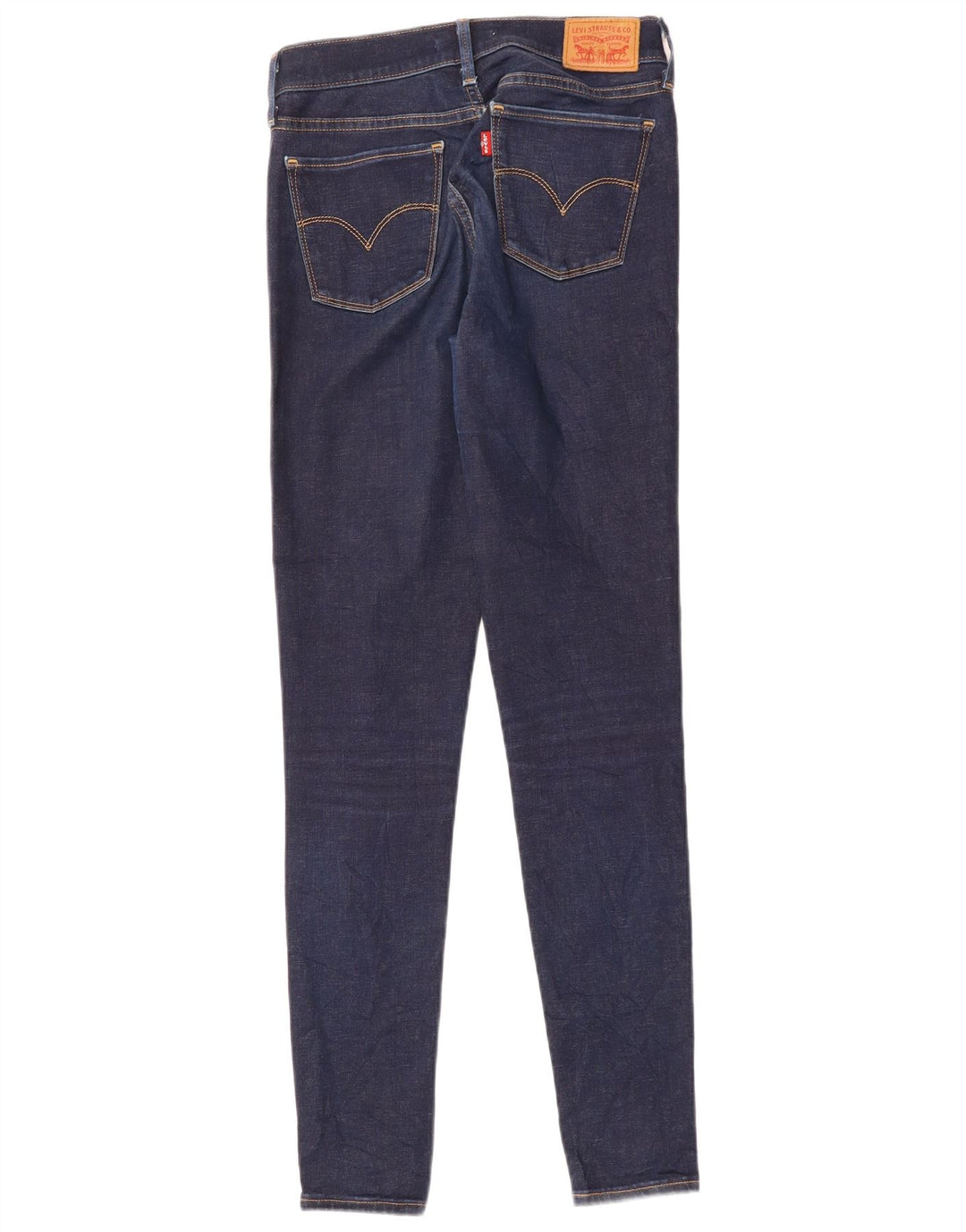 LEVI'S Vaqueros súper ajustados 710 para mujer W28 L30 Algodón azul marino