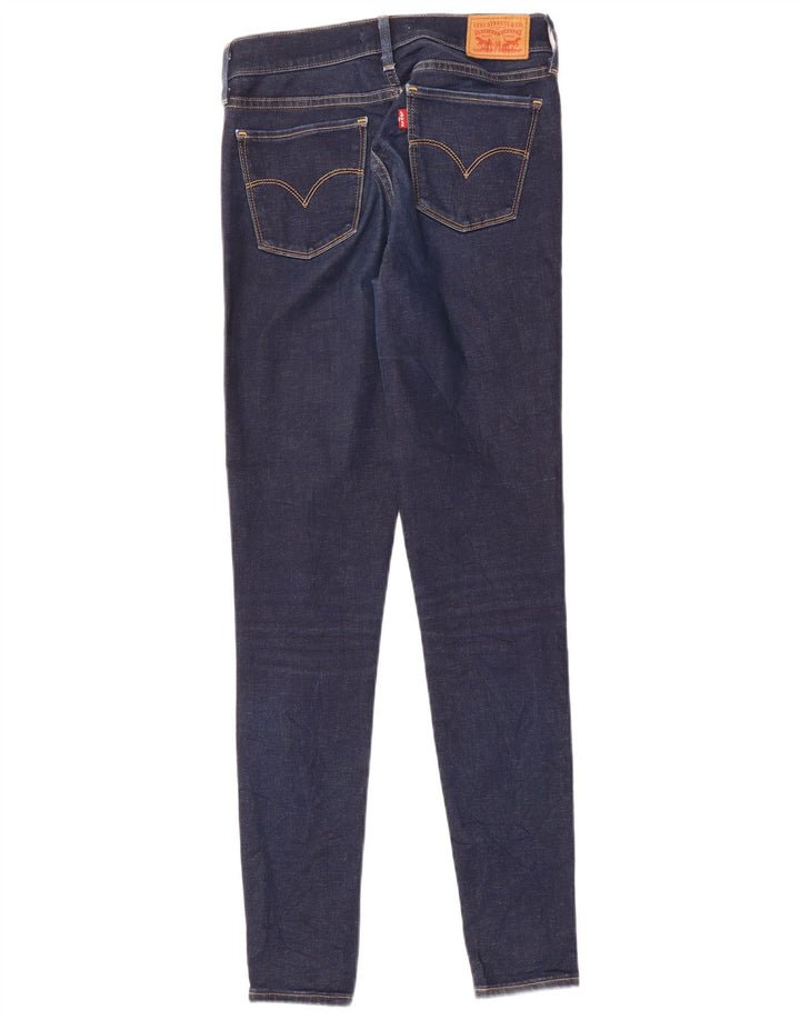 LEVI'S Vaqueros súper ajustados 710 para mujer W28 L30 Algodón azul marino