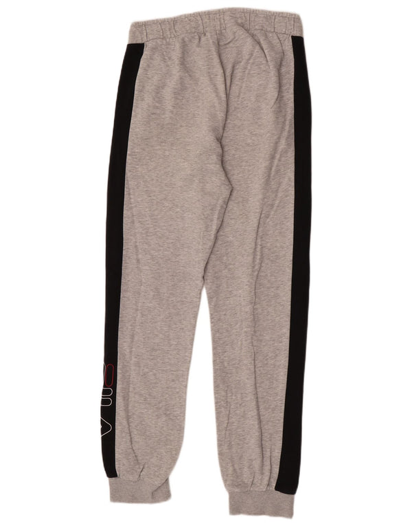 Fila Pantalones de chándal para hombre Joggers UK 44 Medium Grey Colourblock Sports