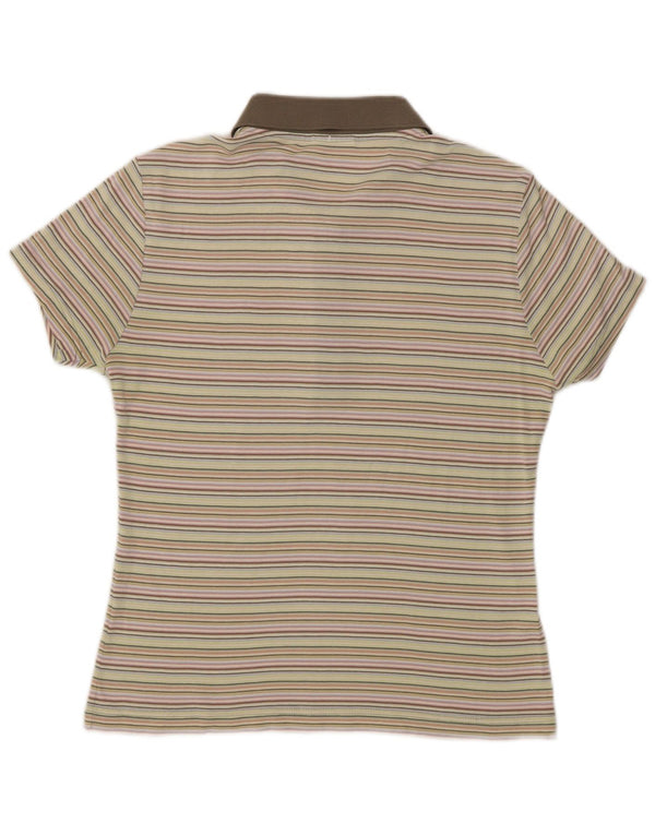 Polo Lacoste Mujer IT 42 Grande Algodón Rayas Multicolor