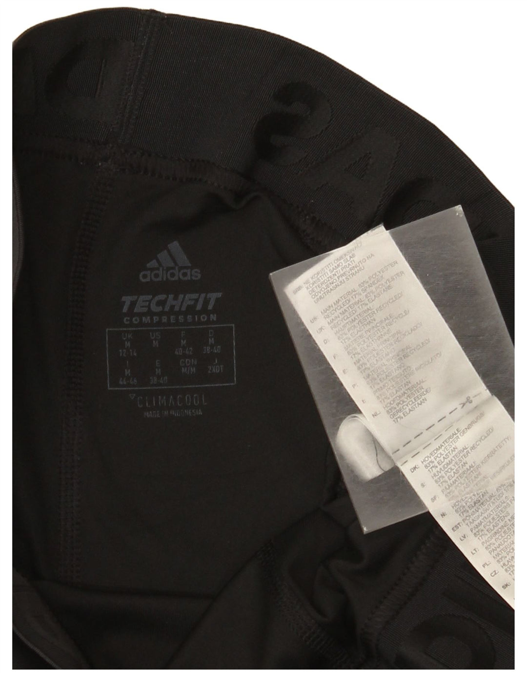 Adidas Climacool Graphic Capri Leggings para mujer Reino Unido 12/14 Mediano Negro