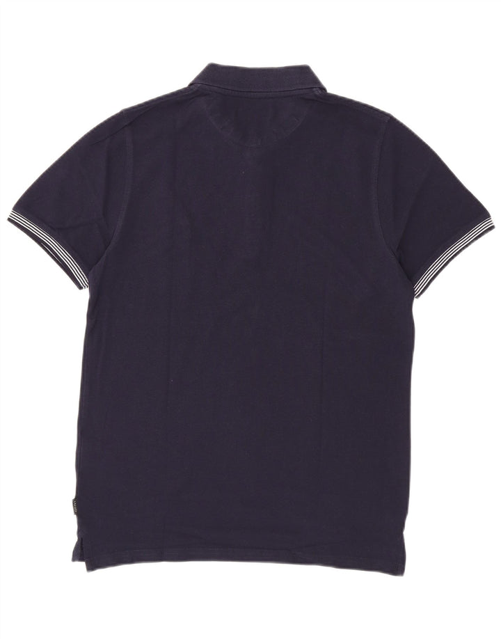 LIU JO Polo para hombre de algodón azul marino mediano
