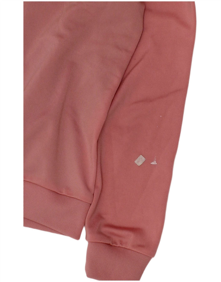 Adidas - Chaqueta de chándal para niña, 9-10 años, color rosa, poliéster