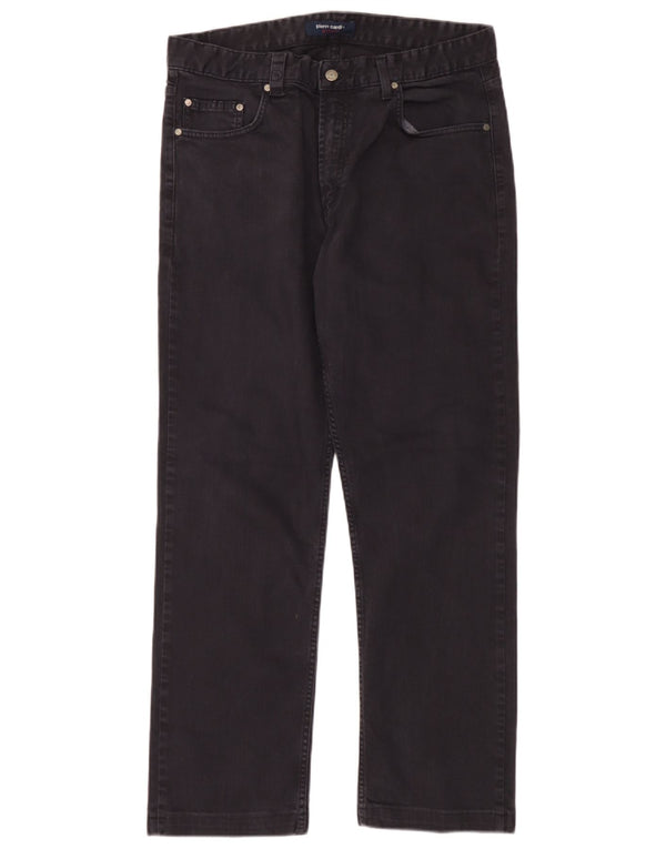 Pierre Cardin Jeans rectos para hombre IT 46 Small W34 L30 Azul marino Algodón