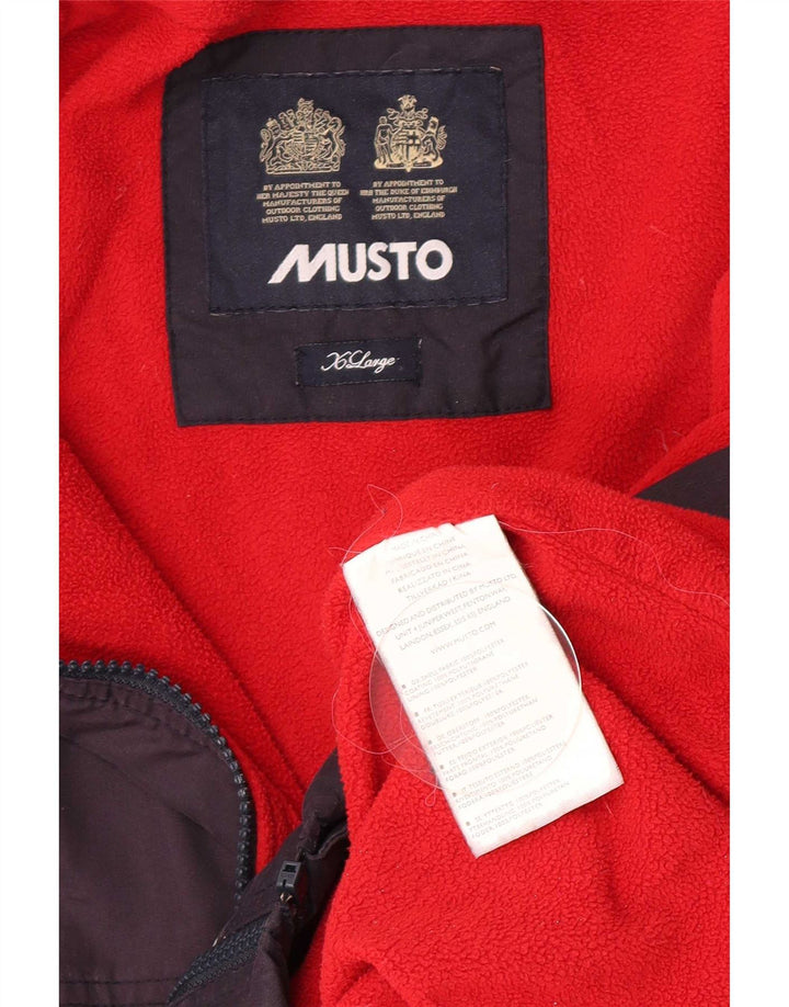 Musto Chaqueta Bomber para Hombre UK 42 XL Poliéster Azul Marino