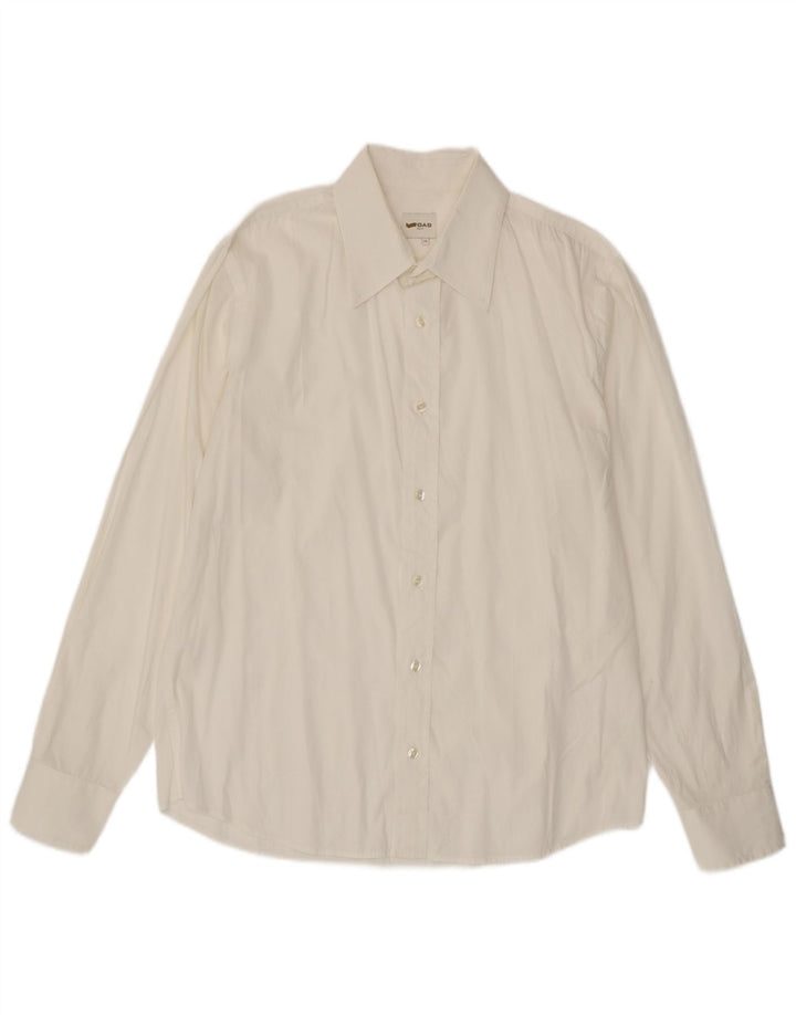 Camisa Gas Hombre XL Algodón Blanco