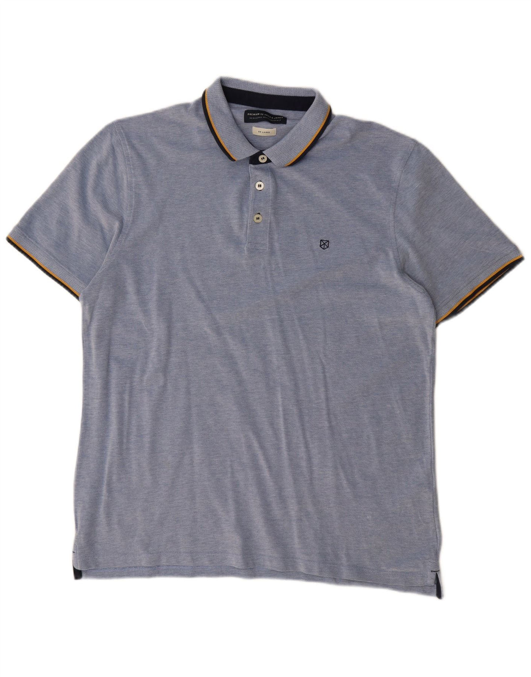 Polo Jack & Jones Hombre 2XL Algodón Azul