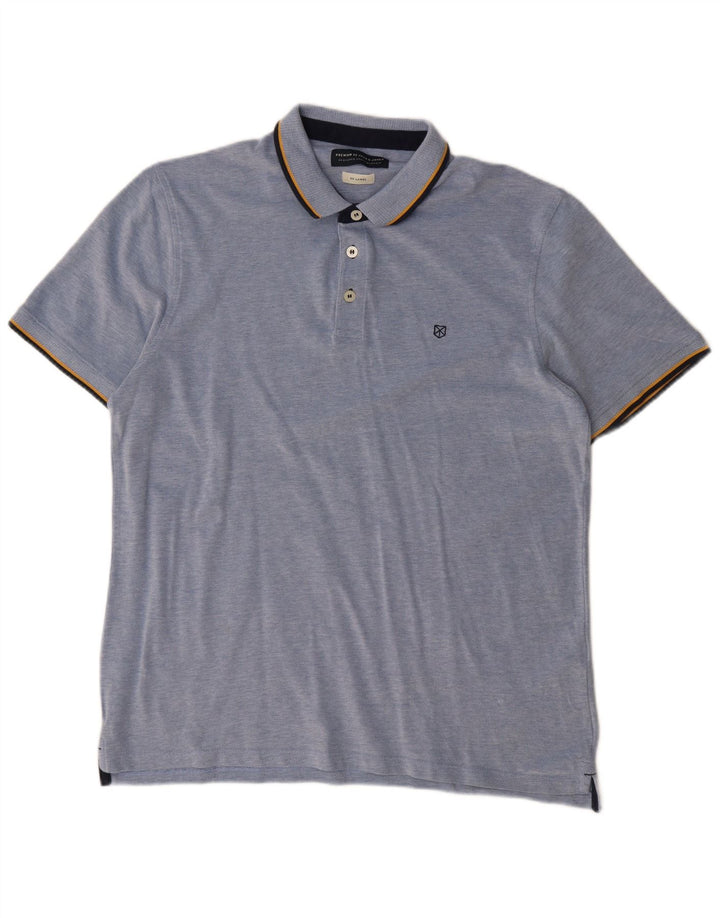 Polo Jack & Jones Hombre 2XL Algodón Azul
