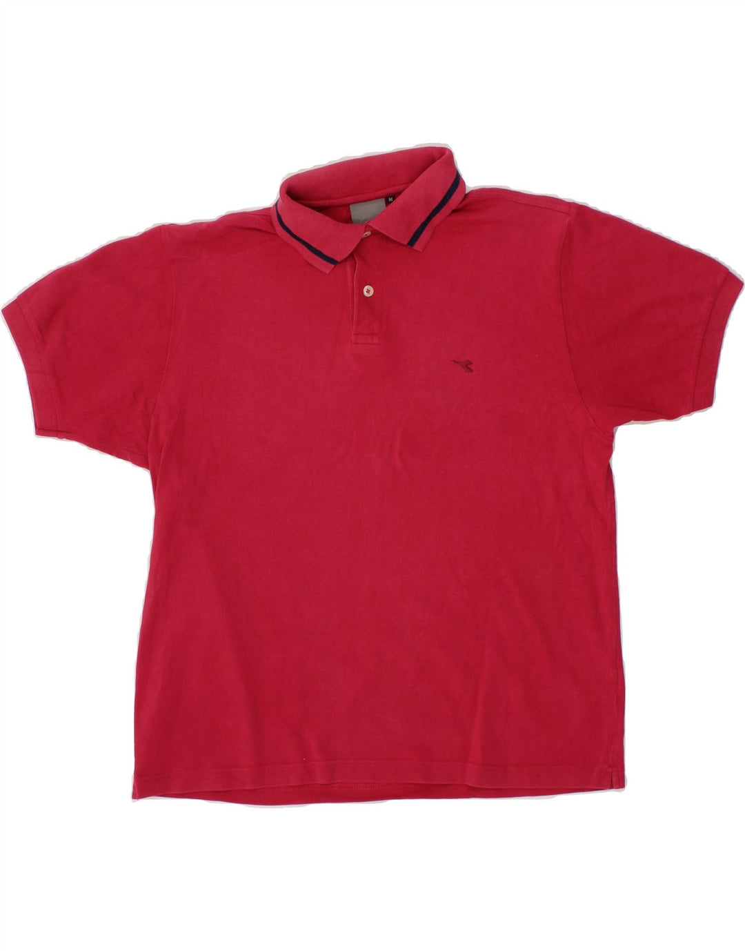 DIADORA Mens Polo Shirt Medium Pink Cotton Vintage Diadora and Second-Hand Diadora from Messina Hembry 