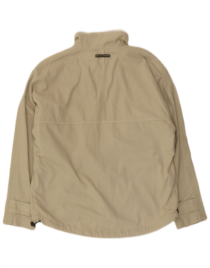 Asics Chaqueta impermeable para hombre Reino Unido 38 Algodón beige medio