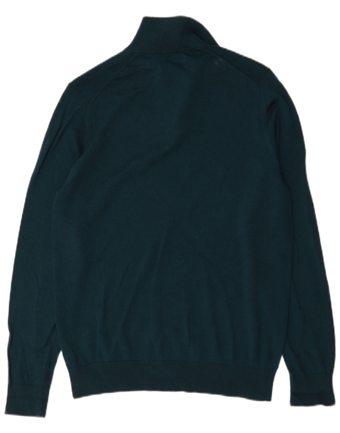 Marks & Spencer Jersey Autograph con cuello y cremallera para hombre de lana verde medio