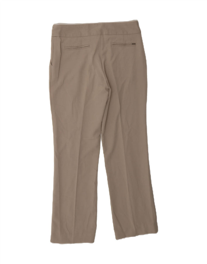 JIGSAW Womens Straight Chino Trousers UK 12 Medium W32 L32 Beige Polyester Vintage Jigsaw and Second-Hand Jigsaw from Messina Hembry 