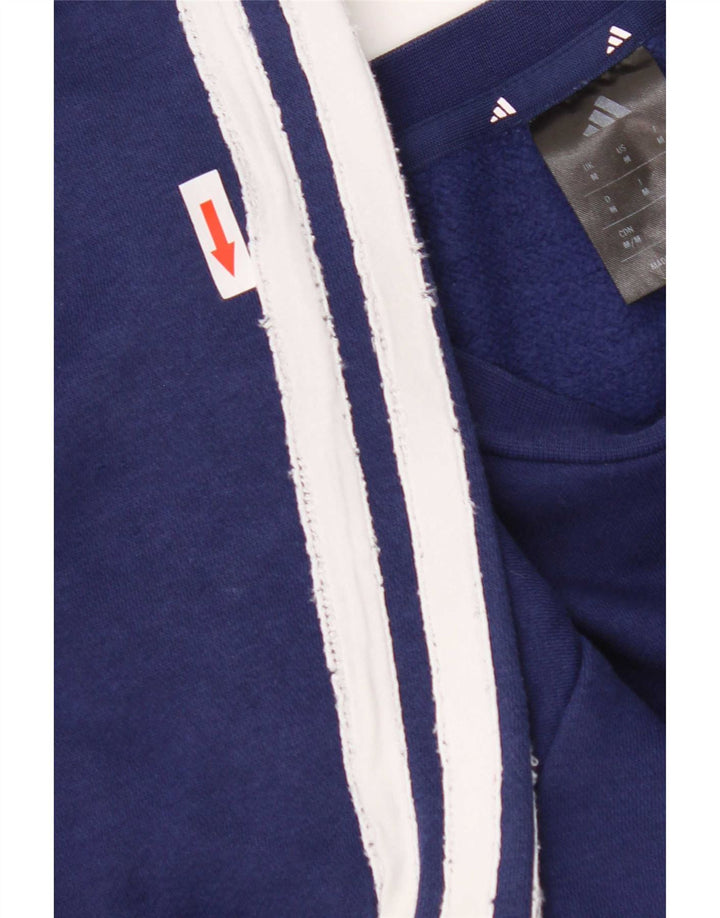 Adidas Hombre Sudadera Jumper Medium Azul Marino Algodón