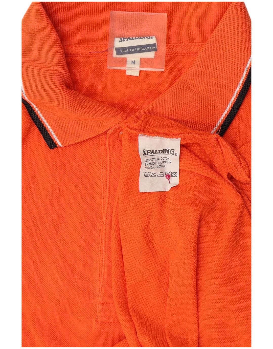 Polo Spalding Hombre Algodón Naranja Medio