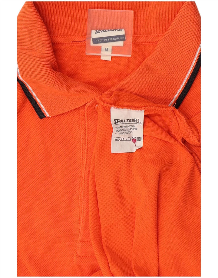 Polo Spalding Hombre Algodón Naranja Medio
