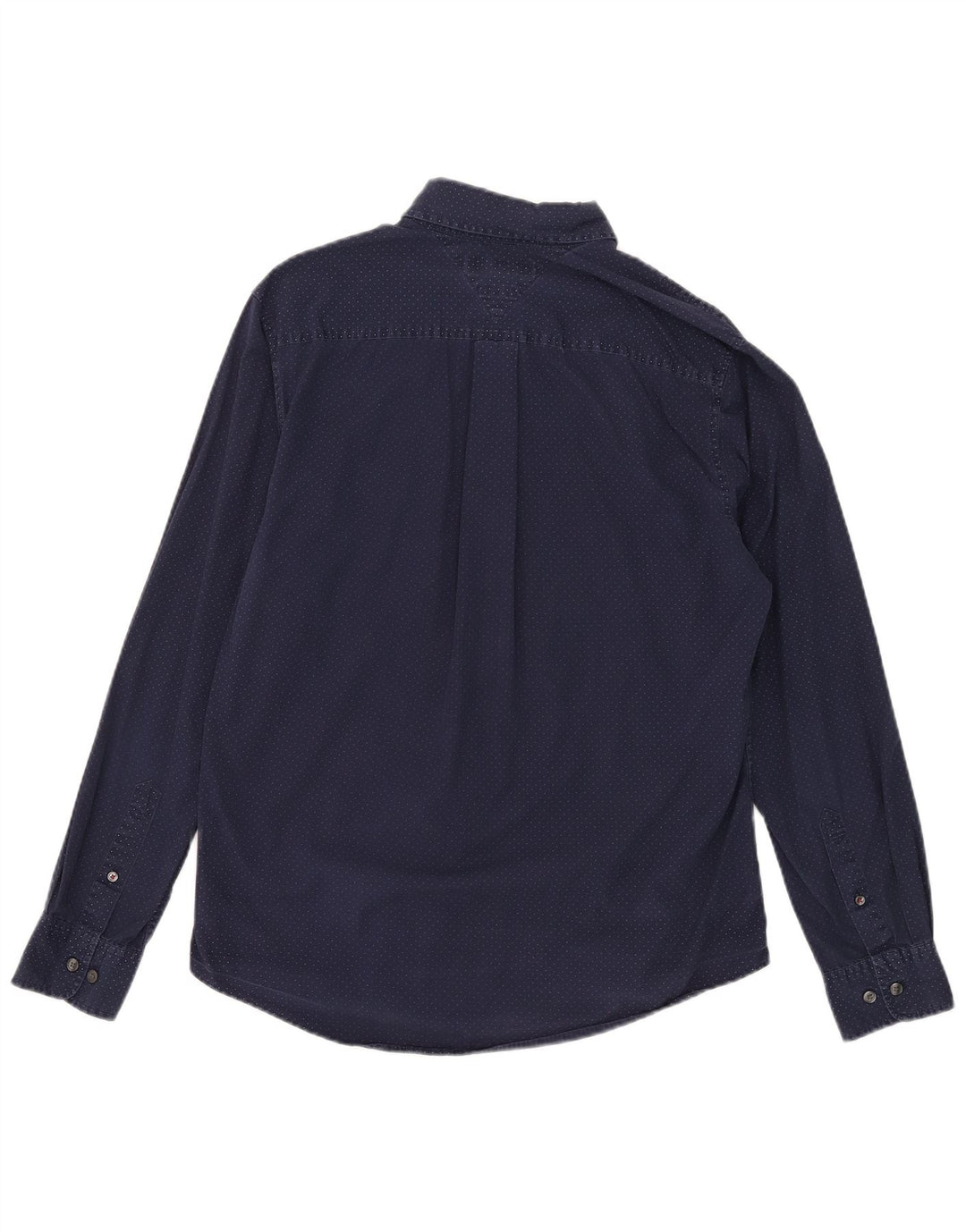 Camisa Tommy Hilfiger Hombre De Algodón Con Manchas Azul Marino Mediano