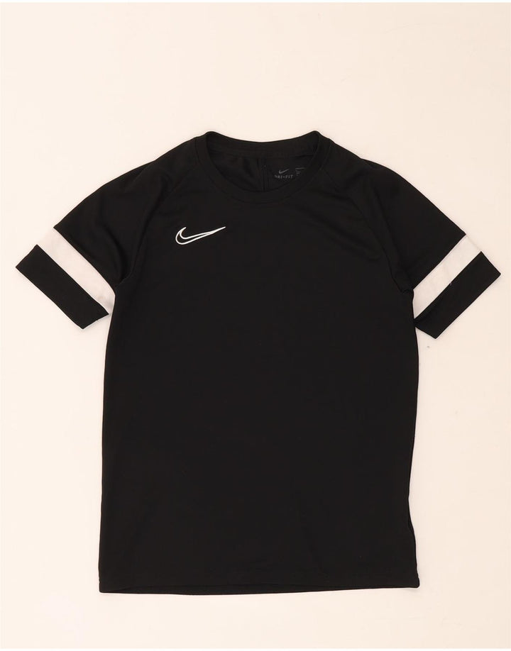 NIKE Camiseta Dri Fit para niños 12-13 años Grande Negro Colorblock