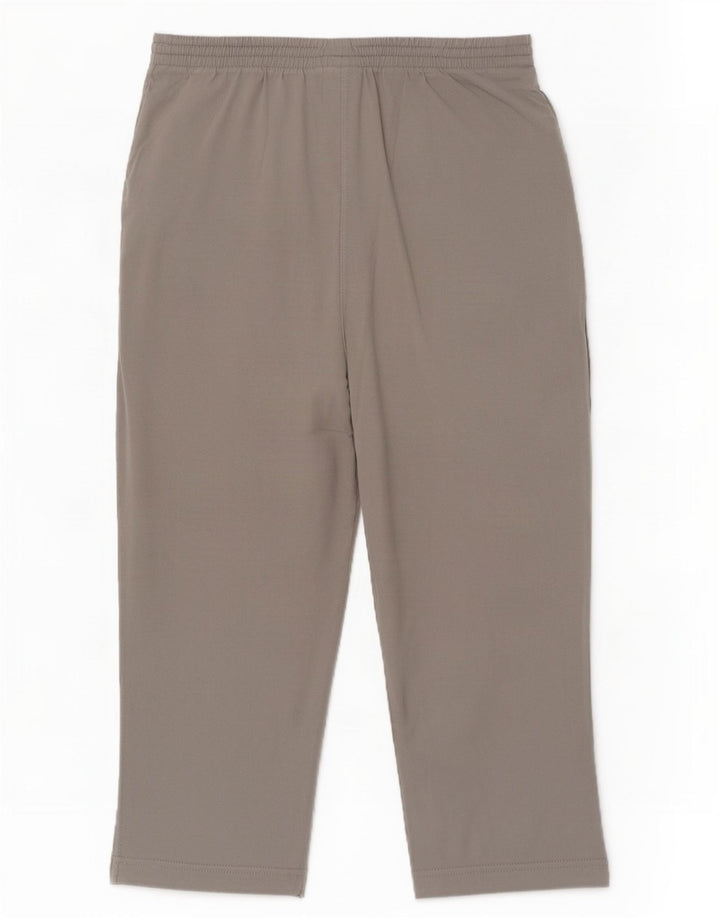 Champion Pantalones Capri para Mujer UK 12 Algodón Gris Medio