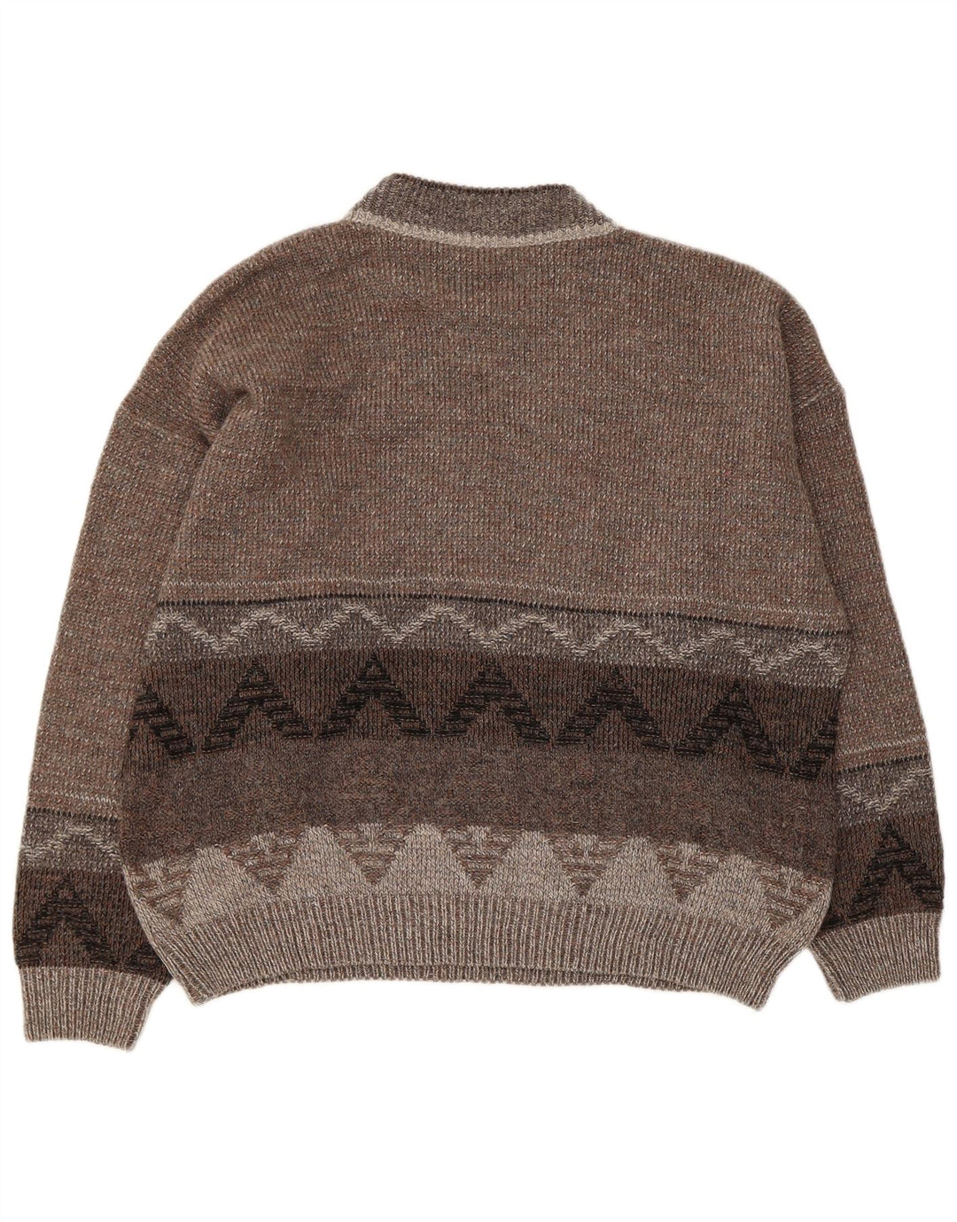 Pitti Jersey De Cuello Alto Para Hombre XL Gris Acrílico Geométrico