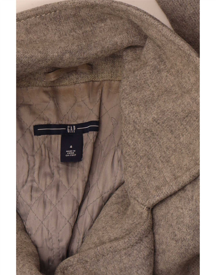Gap Abrigo de doble botonadura para mujer US 4 pequeño gris